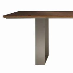 Tavolo da Cucina in Legno Massello e Gambe in Ferro Made in Italy - Pegasus