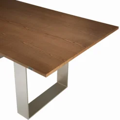 Tavolo da Cucina in Legno Massello e Gambe in Ferro Made in Italy - Pegasus