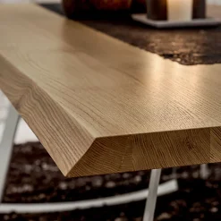 Tavolo da Cucina in Legno Scortecciato di Alta Qualità Made in Italy - Pinocchio