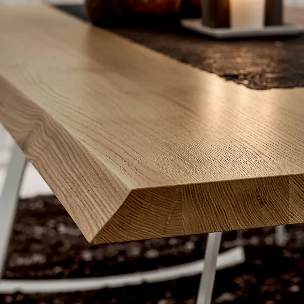 Tavolo da Cucina in Legno Scortecciato di Alta Qualità Made in Italy - Pinocchio