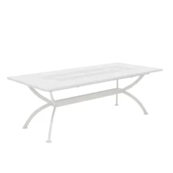 Tavolo da Esterno Allungabile Fino a 320 cm in Acciaio Zincato Made in Italy -Pearl