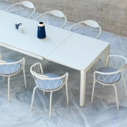 Tavolo da Esterno Allungabile a 250 cm in Metallo Made in Italy - Beverly