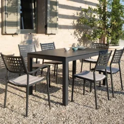Tavolo da Esterno Allungabile a 250 cm in Metallo Made in Italy - Beverly