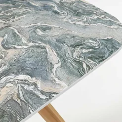 Tavolo da Esterno con Base in Legno e Piano in Ceramica Iconic Ciprus - Infinity