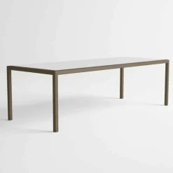 Tavolo da Esterno in Alluminio di Design Moderno per Giardino - Mississippi2