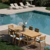 Tavolo da Esterno in Legno Teak Allungabile a 270 cm - Marie