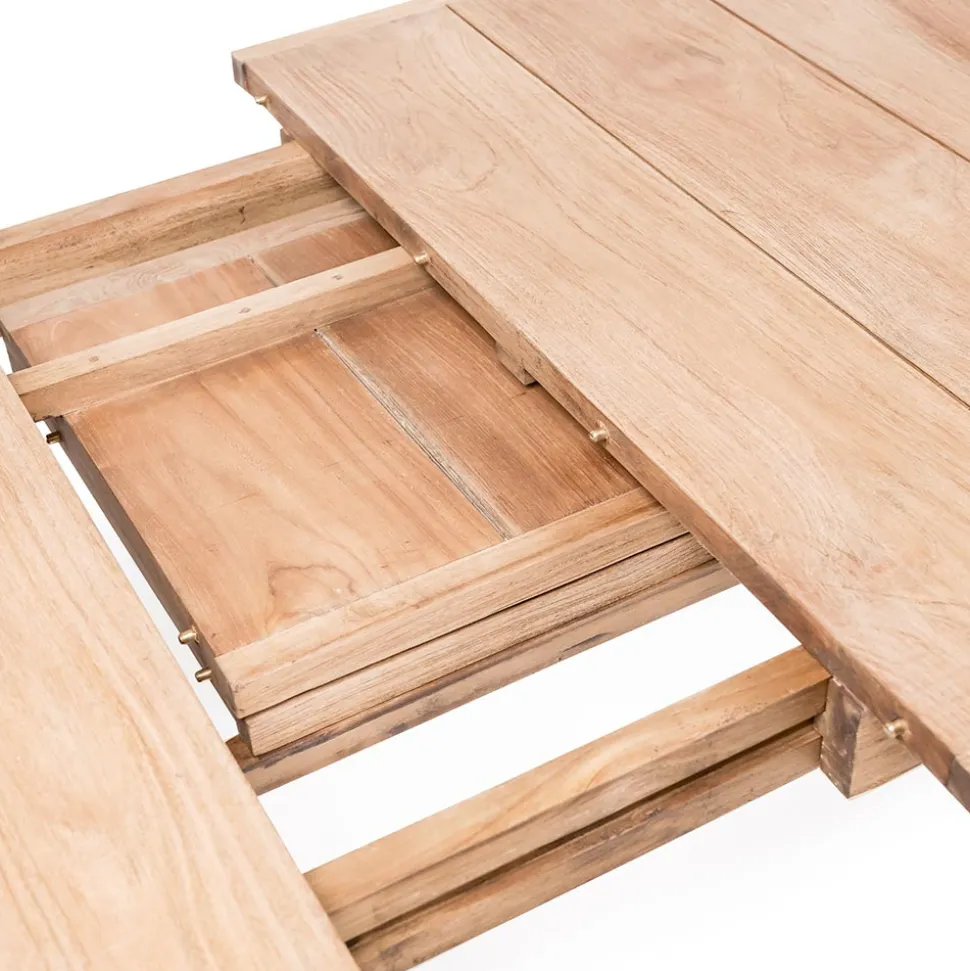 Tavolo da Esterno in Legno Teak Allungabile a 270 cm - Marie