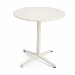 Tavolo da Esterno Rotondo Diametro 75 cm in Alluminio Beige - Brisea