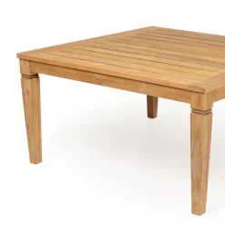 Tavolo da Giardino con Struttura in Teak Naturale Spazzolato - Artes