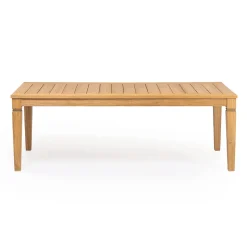 Tavolo da Giardino con Struttura in Teak Naturale Spazzolato - Artes