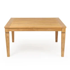 Tavolo da Giardino con Struttura in Teak Naturale Spazzolato - Artes