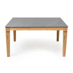 Tavolo da Giardino in Teak Naturale e Piano in Ceramica - Artes