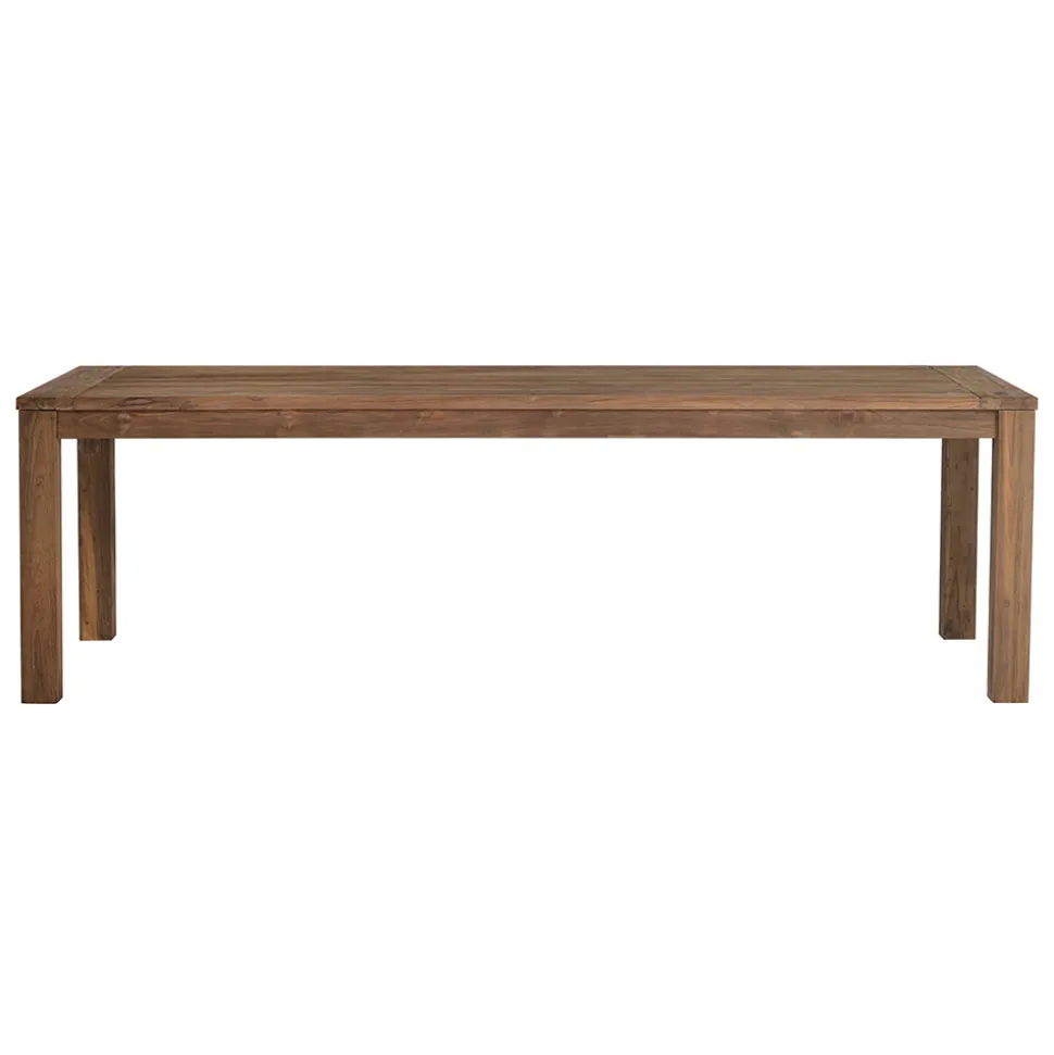 Tavolo da Giardino Rettangolare Realizzato in Teak Riciclato - Elianto