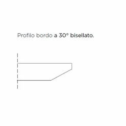 Tavolo da Pranzo a Botte con Piano Impiallacciato Made in Italy - Settimmio