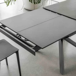 Tavolo da Pranzo Allungabile con Struttura in Metallo Made in Italy - Elastico