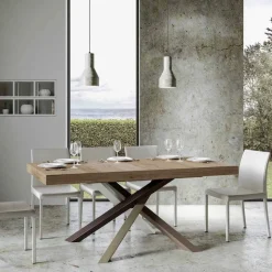 Tavolo da Pranzo Allungabile Fino a 440 cm di Design Made in Italy - Rally