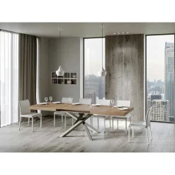 Tavolo da Pranzo Allungabile Fino a 440 cm di Design Made in Italy - Rally
