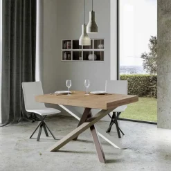 Tavolo da Pranzo Allungabile Fino a 440 cm di Design Made in Italy - Rally