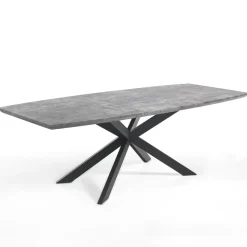 Tavolo da Pranzo Allungabile in Metallo e MDF - Iridio