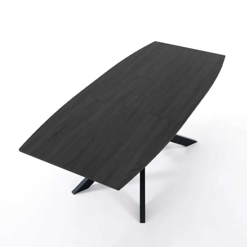 Tavolo da Pranzo Allungabile in Metallo e MDF - Iridio