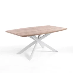 Tavolo da Pranzo Allungabile in Metallo e MDF - Iridio