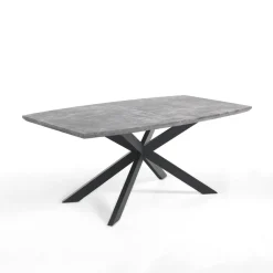 Tavolo da Pranzo Allungabile in Metallo e MDF - Iridio