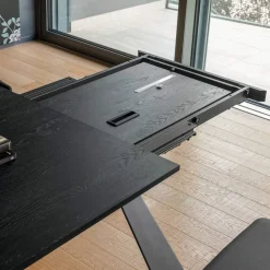 Tavolo da Pranzo Allungabile a 298 cm in Nobilitato Made in Italy - Fedemo