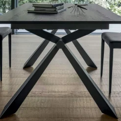 Tavolo da Pranzo Allungabile a 298 cm in Nobilitato Made in Italy - Fedemo