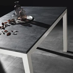Tavolo da Pranzo Allungabile a 180 cm in Metallo Made in Italy - Beatrise