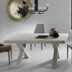 Tavolo da Pranzo Allungabile a 260 cm Effetto Legno Made in Italy - Lenova
