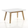 Tavolo da Pranzo Allungabile Fino a 270 cm in Mdf Laccato Bianco - Fedora