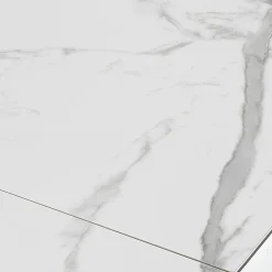 Tavolo da Pranzo Allungabile a 240 cm in Ceramica e Acciaio - Sollievo