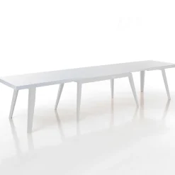 Tavolo da Pranzo Allungabile Fino a 315 cm in Mdf e Legno Massello - Paolo