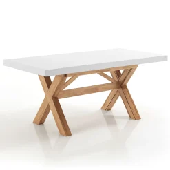 Tavolo da Pranzo Allungabile Fino a 360 cm in Legno Massello - Massimo