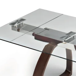 Tavolo da Pranzo Allungabile Fino a 280 cm in Vetro Made in Italy - Antimo