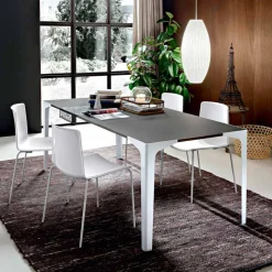 Tavolo da Pranzo Allungabile Fino a 222 cm in Fenix Made in Italy - Vulcano
