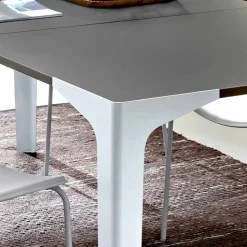 Tavolo da Pranzo Allungabile Fino a 222 cm in Fenix Made in Italy - Vulcano
