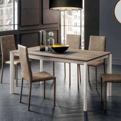 Tavolo da Pranzo Allungabile Fino a 334 cm Effetto Legno Made in Italy - Maltese