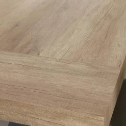 Tavolo da Pranzo Allungabile Fino a 260 cm in Legno Nobilitato e Metallo - Lukas