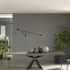 Tavolo da Pranzo Allungabile Fino a 298 cm in Ceramica Made in Italy - Anaconda