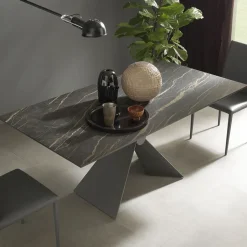 Tavolo da Pranzo Allungabile Fino a 298 cm in Ceramica Made in Italy - Anaconda