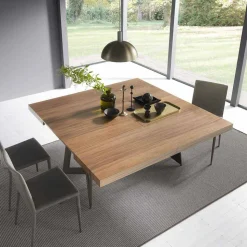 Tavolo da Pranzo Allungabile Fino a 160 cm in Legno Made in Italy - Eugenia