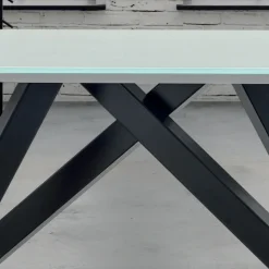 Tavolo da Pranzo Allungabile fino a 278 cm in Vetro Made in Italy – Settimmio