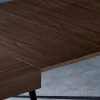 Tavolo da pranzo allungabile in legno melaminico fatto in Italia, Oky