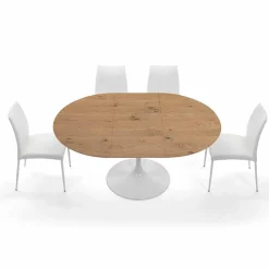 Tavolo da Pranzo Allungabile Fino a 170 cm in Legno Made in Italy - Dollars