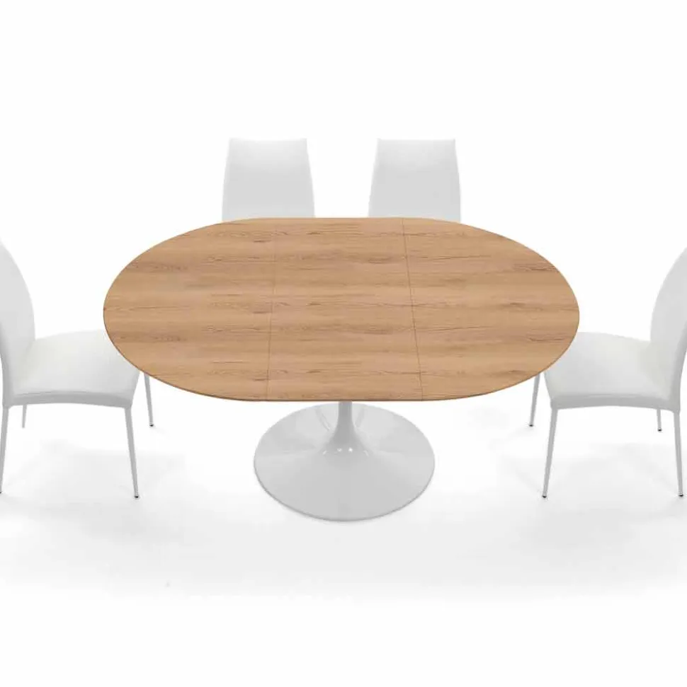 Tavolo da Pranzo Allungabile Fino a 170 cm in Laminato Made in Italy - Dollars