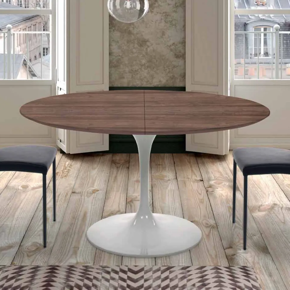 Tavolo da Pranzo Allungabile Fino a 170 cm in Laminato Made in Italy - Dollars