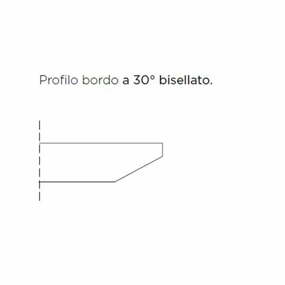 Tavolo da Pranzo con Piano a Botte in Laminato HPL Made in Italy - Settimmio