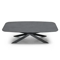 Tavolo da Pranzo con Piano a Botte in Laminato HPL Made in Italy - Grotta
