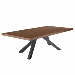 Tavolo da Pranzo con Piano in Legno Impiallacciato Made in Italy - Settimmio